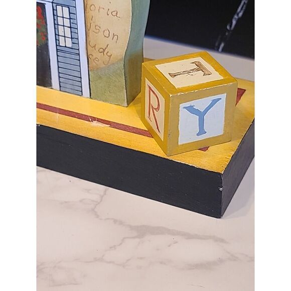 Special Wishes Father Christmas Hand Painted Statue Figure Wooden FolkArt 20½" - Picture 15 of 16